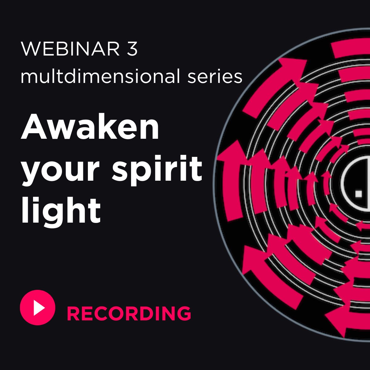Jost Sauer webinar recording awaken your spirit light